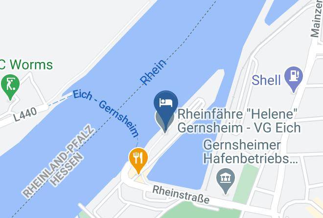 Gros Gerau - Rheingold Hotel Restaurant Fischspezialitaten Von Hans Andres Maps