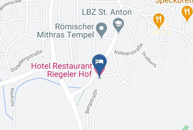 Hotel Restaurant Riegeler Hof Map