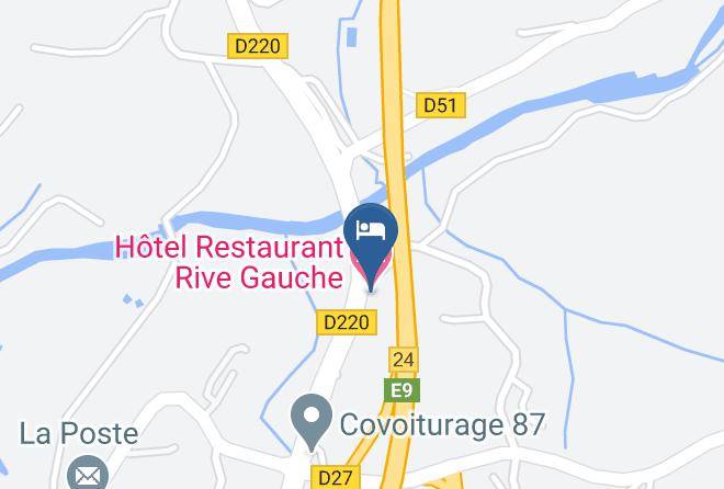 Haute Vienne - Hotel Restaurant Rive Gauche Maps