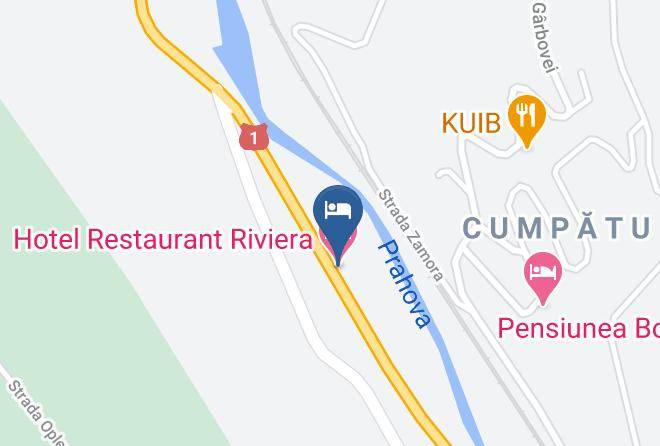 Sinaia - Hotel Restaurant Riviera Maps