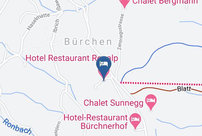 Raron - Hotel Restaurant Ronalp Maps