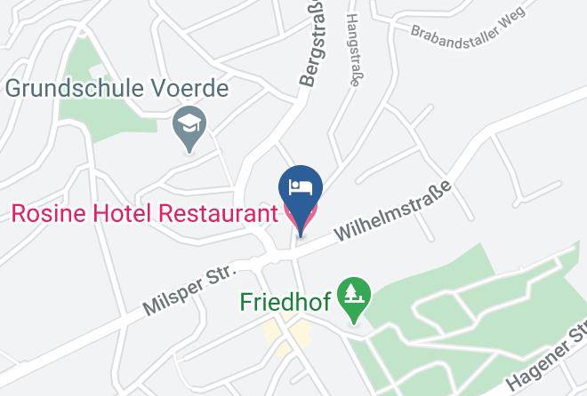 Ennepe Ruhr Kreis - Rosine Hotel Restaurant Maps