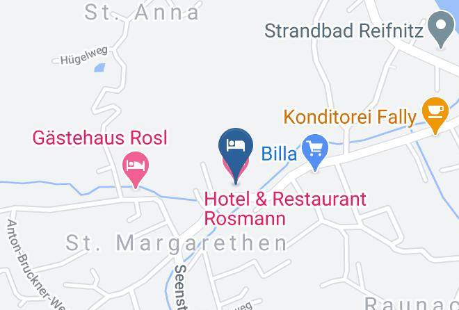 Klagenfurt Land - Hotel & Restaurant Rosmann Maps