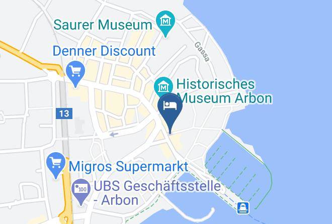 Arbon - Hotel Restaurant Rotes Kreuz Maps