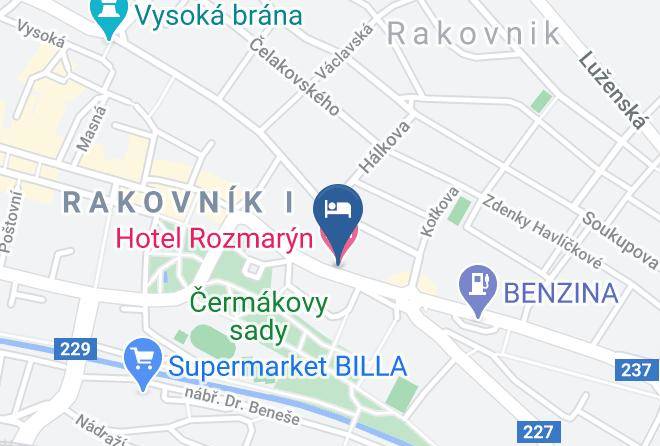 Hotel Rozmaryn Map