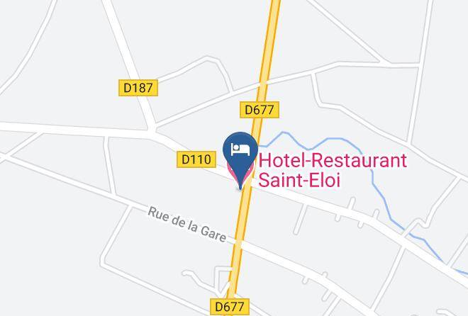 Aube - Hotel Restaurant Saint Eloi Maps