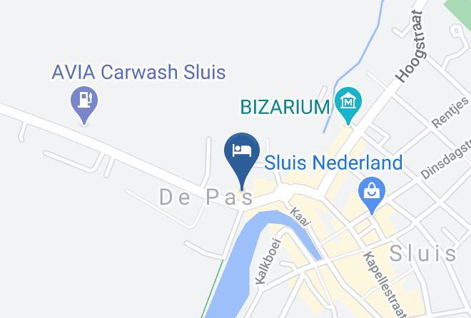 Gemeente Sluis - Hotel Restaurant Sanders De Paauw Maps