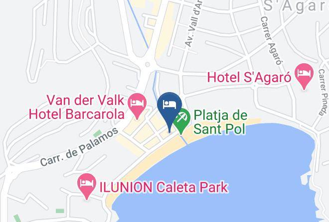 Girona - Hotel Restaurant Sant Pol Maps