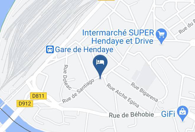 Pyrenees Atlantiques - Hotel Restaurant Santiago Maps