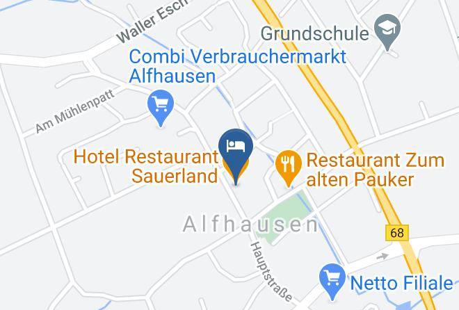 Osnabruck - Hotel Restaurant Sauerland Maps