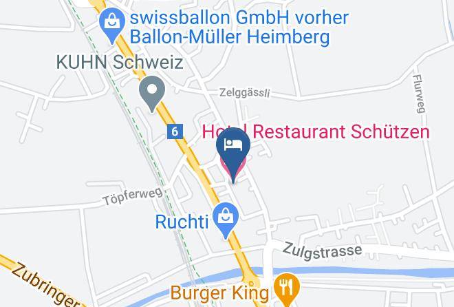 Hotel Restaurant Schutzen Map