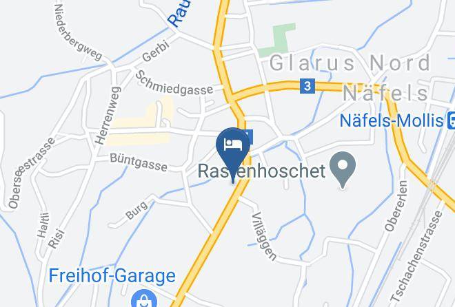 Glarus - Hotel Restaurant Schutzenhof Maps