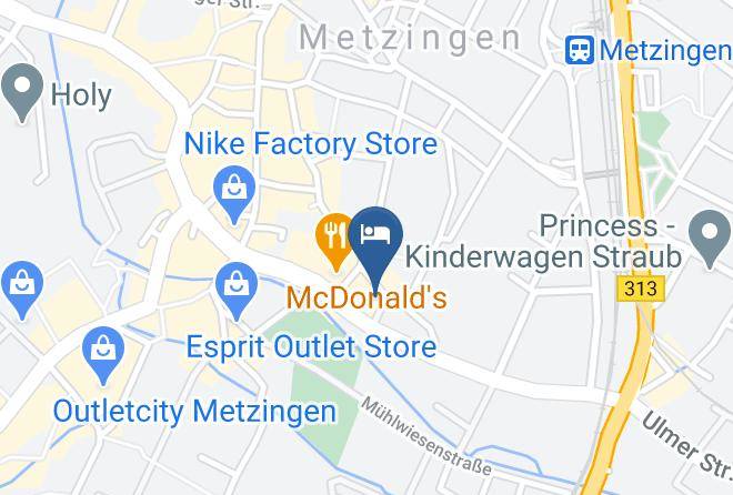 Reutlingen - Hotel & Restaurant Schwanen In Metzingen Maps