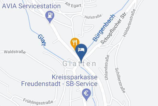 Freudenstadt - Hotel Restaurant Schwanen Glatten Maps