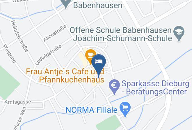 Darmstadt Dieburg - Hotel & Restaurant Schwartzer Lowe Babenhausen Maps