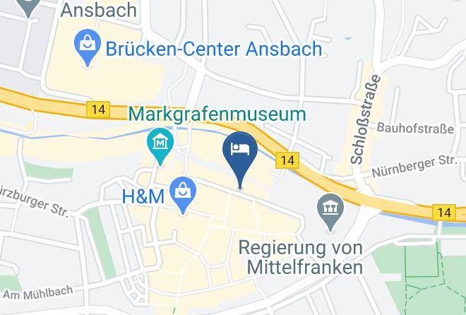 Ansbach - Hotel & Restaurant Schwarzer Bock Maps