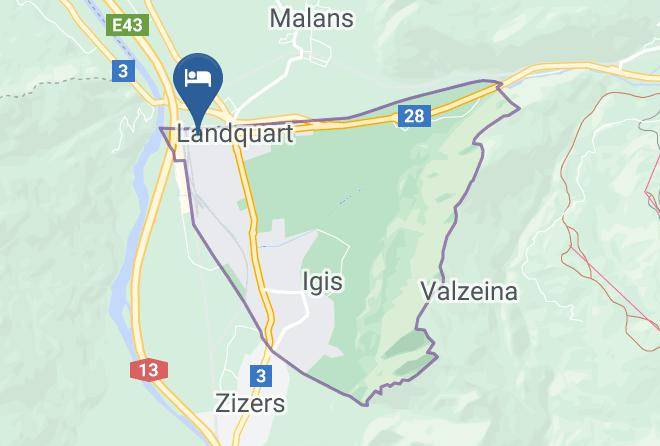 Landquart - Hotel Restaurant Schweizerhof Maps