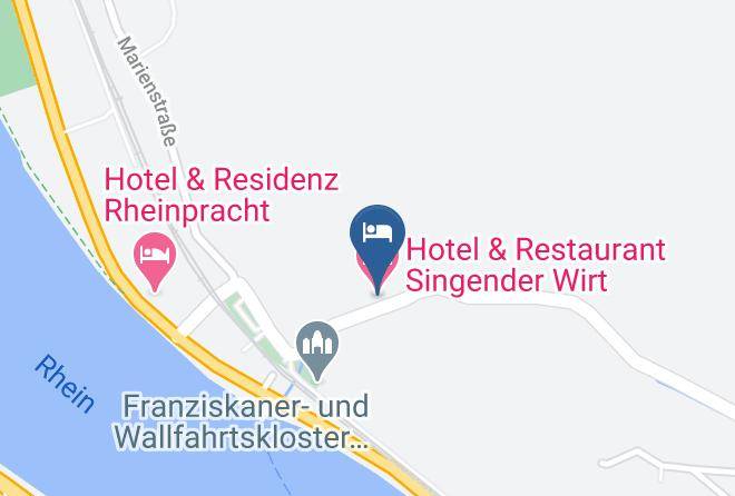 Hotel & Restaurant Singender Wirt Map