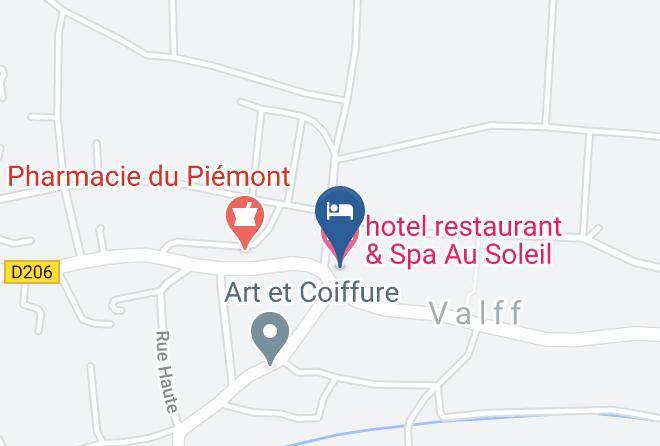 Bas Rhin - Hotel Restaurant & Spa Au Soleil Maps