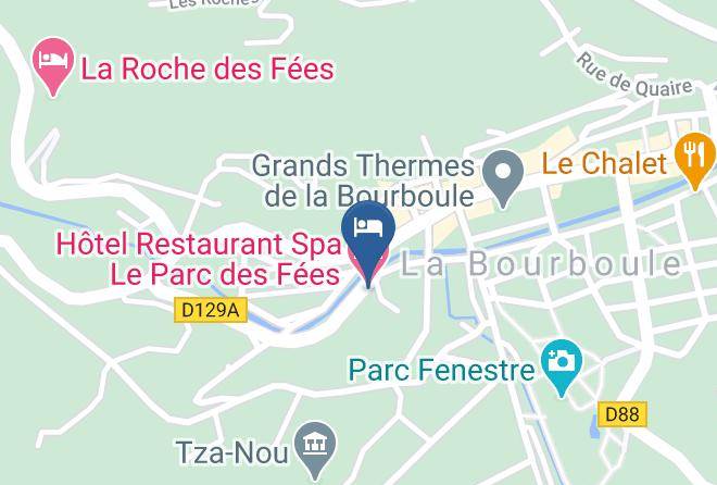 Puy De Dome - Hotel Restaurant Spa Le Parc Des Fees Maps
