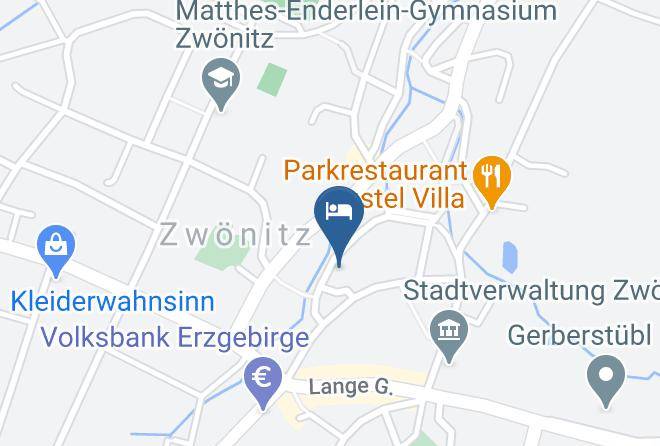 Hotel Restaurant Stadt Zwonitz Map