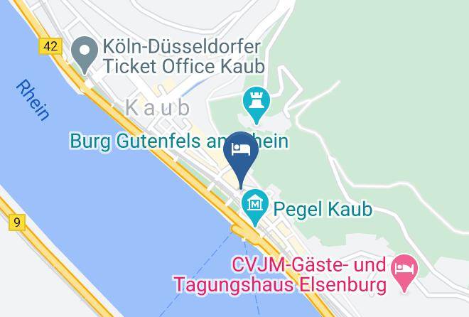 Rhein Lahn Kreis - Hotel Restaurant Stadtmainz Kaub Maps