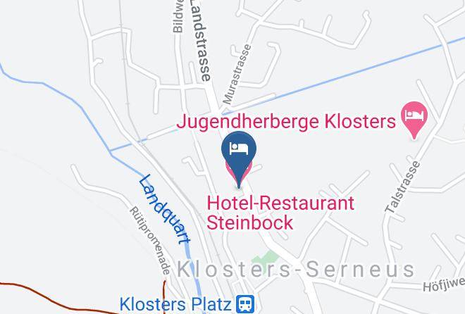 Prattigau Davos - Hotel Restaurant Steinbock Maps