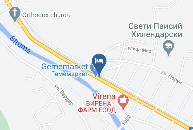 Kresna - Hotel Restaurant Struma Maps