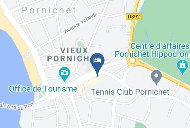 Loire Atlantique - Hotel Restaurant Sud Bretagne Pornichet Maps