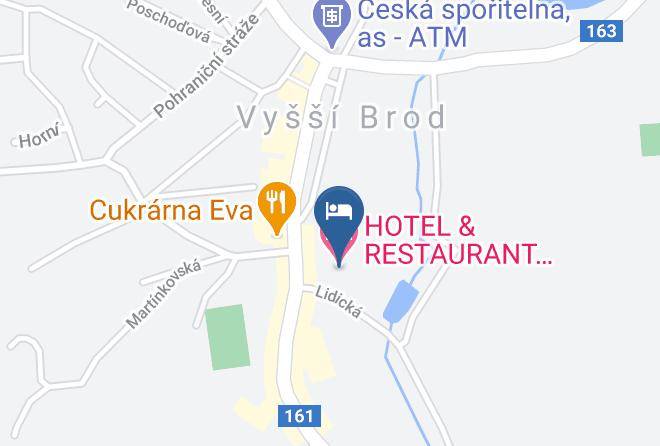 Cesky Krumlov - Hotel & Restaurant Sumava Maps