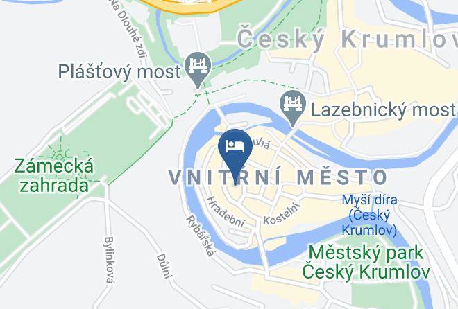 Cesky Krumlov - Hotel Restaurant Svambersky Dum Maps
