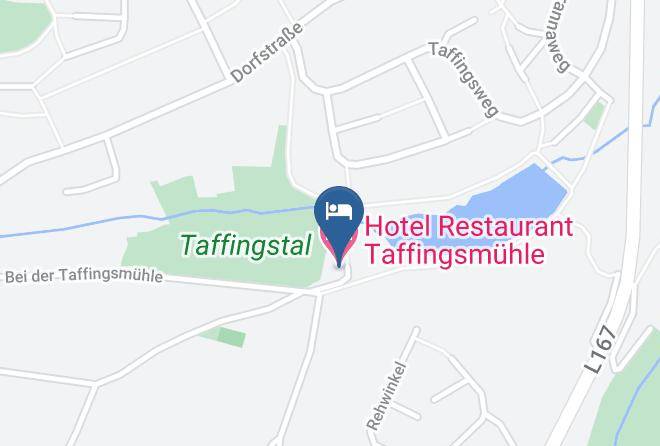 Saarlouis - Hotel Restaurant Taffingsmuhle Maps