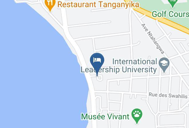Bujumbura - Hotel Restaurant Tanganyika Lake View Maps