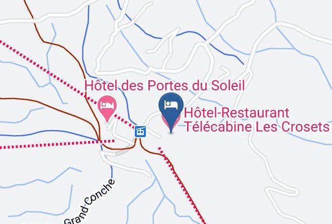 Monthey - Hotel Restaurant Telecabine Les Crosets Maps