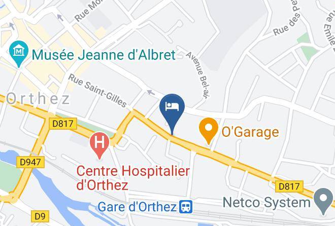 Pyrenees Atlantiques - Hotel Restaurant Terminus Maps