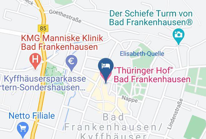 Kyffhauserkreis - Thuringer Hof Bad Frankenhausen Maps