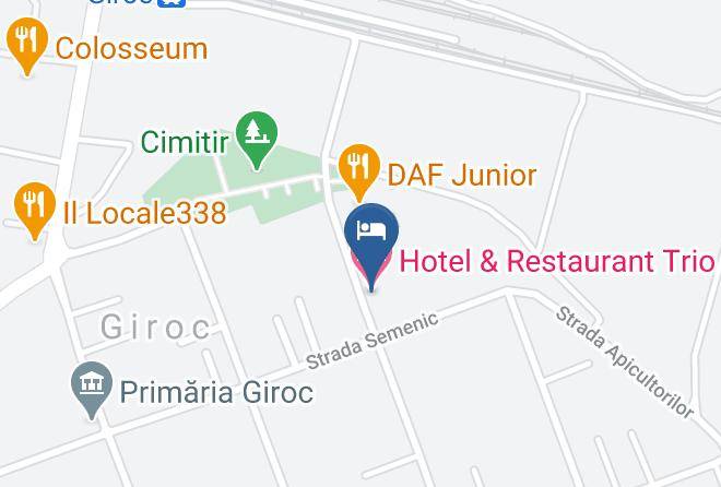 Giroc - Hotel & Restaurant Trio Maps