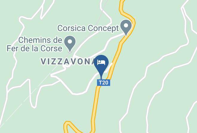 Hotel Restaurant U Castellu Map