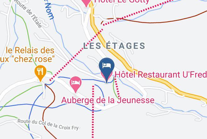 Haute Savoie - Hotel Restaurant U'fredy Maps