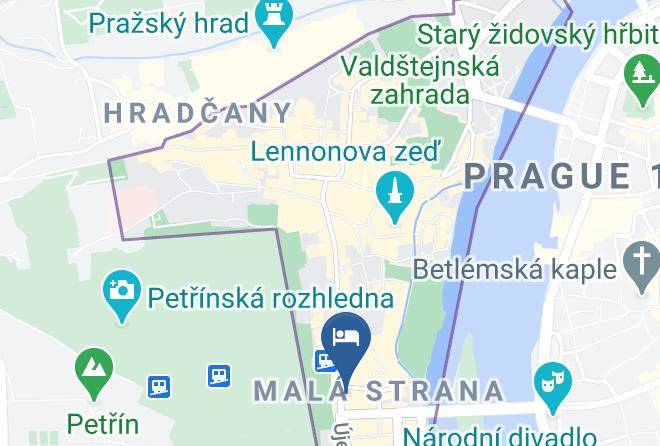 Prague - Hotel & Restaurant U Krize Maps