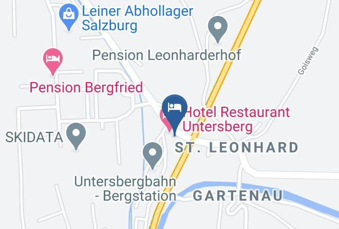 Salzburg Umgebung - Hotel Restaurant Untersberg Eduard Ziegler Og Maps