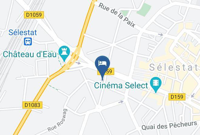 Bas Rhin - Hotel Restaurant Vaillant Le Stork Maps
