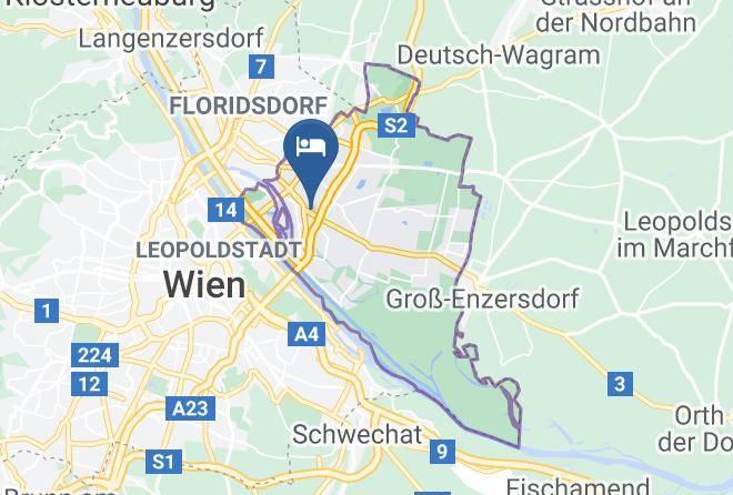 Vienna Donaustadt - Hotel Restaurant Valley Rose Maps