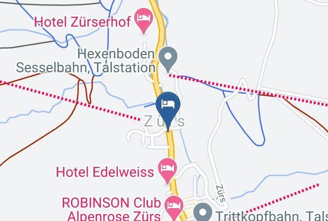 Bludenz - Hotel Restaurant Valluga Maps