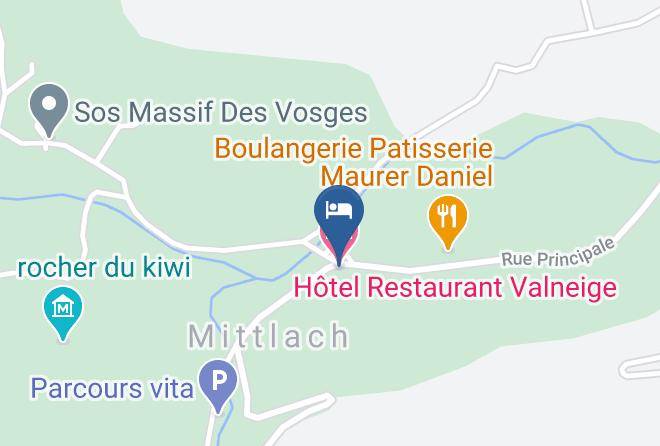 Haut Rhin - Hotel Restaurant Valneige Maps