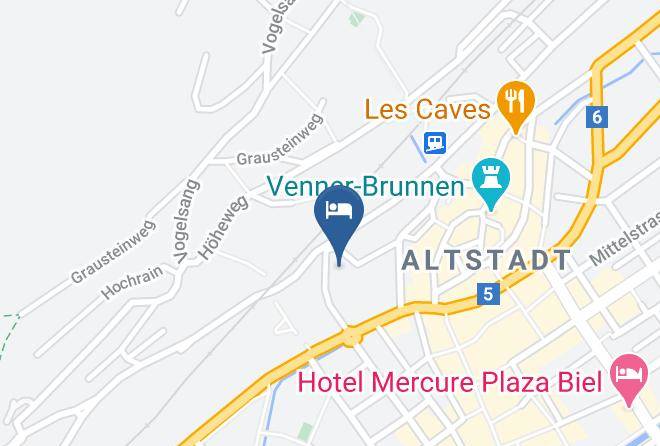 Biel - Hotel Restaurant Villa Lindenegg Maps