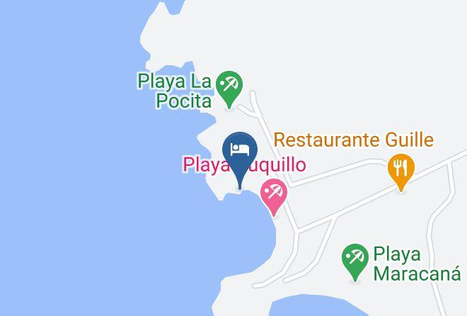 Hotel & Restaurant Vistamar Tuquillo Map