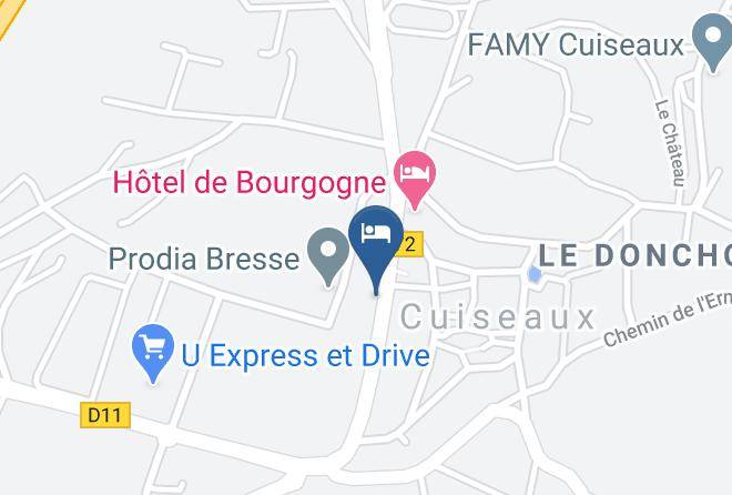 Saone Et Loire - Hotel Restaurant Vuillot Maps