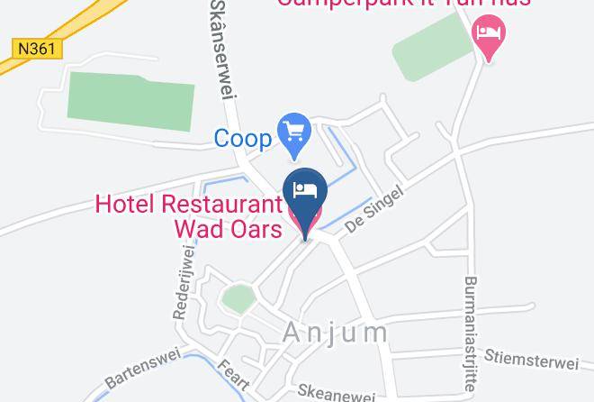 Noardeast Fryslan - Hotel Restaurant Wad Oars Maps