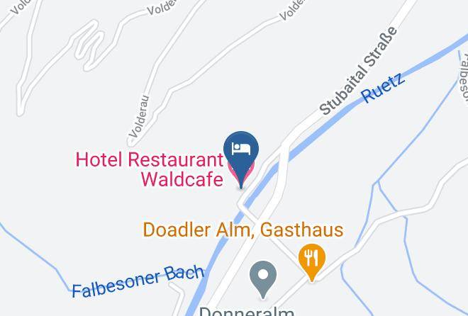 Innsbruck Land - Hotel Restaurant Waldcafe Maps